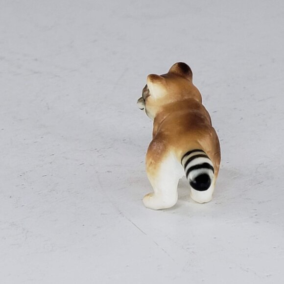 Vintage Bone China Raccoon Figurine Miniature Collectible Animal Trash Panda - Picture 4 of 8